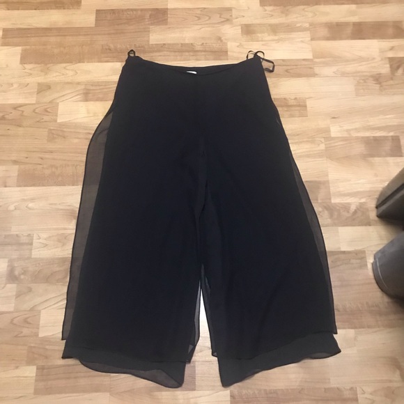 JM Atelier Pants - JM Atelier Dressy Black Palazzo Pants-L